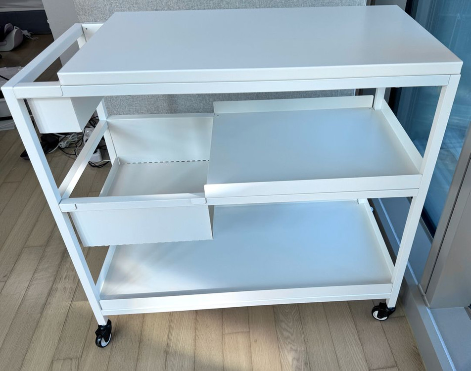 이케아 TROTTEN 트로텐카트, 화이트, 80x40 cm 판매합니다!--0