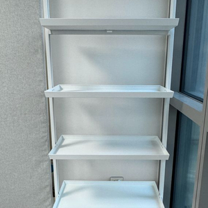 이케아 MITTZON 밋손전시용선반/바퀴프레임, 화이트, 85x205 cm