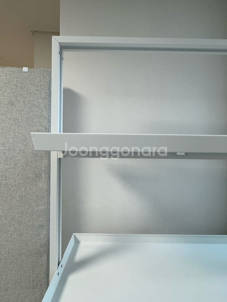 이케아 MITTZON 밋손전시용선반/바퀴프레임, 화이트, 85x205 cm--3