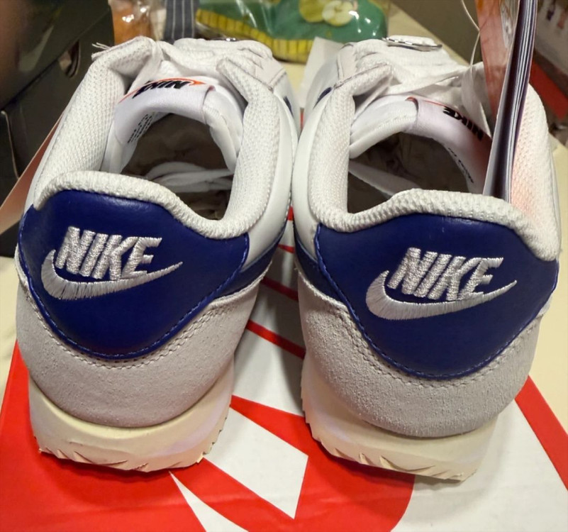 나이키 코르테즈 텍스타일 화이트 딥나이트 우먼즈 240 새제품--3