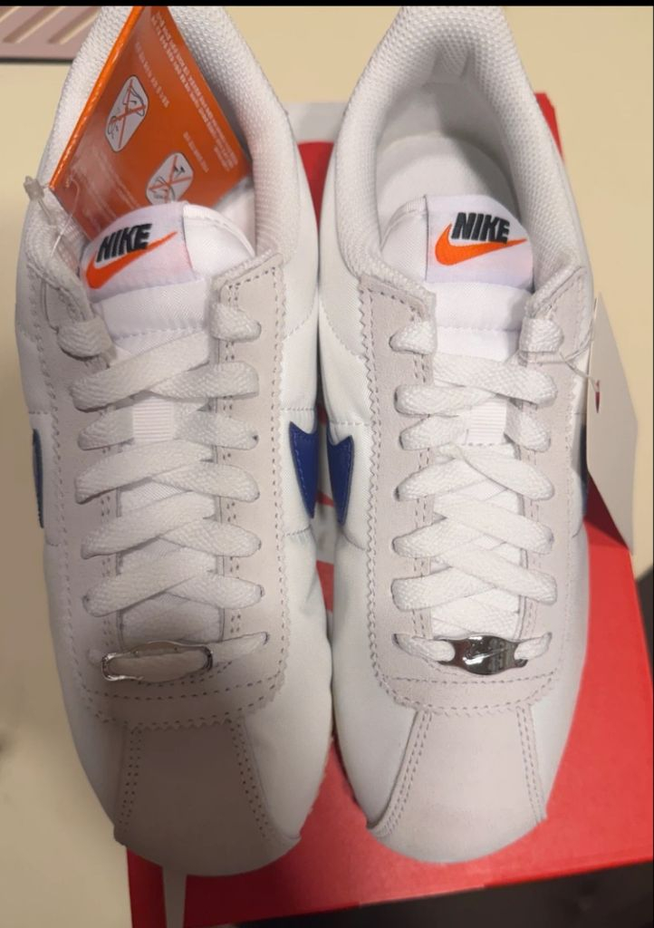 나이키 코르테즈 텍스타일 화이트 딥나이트 우먼즈 240 새제품--4