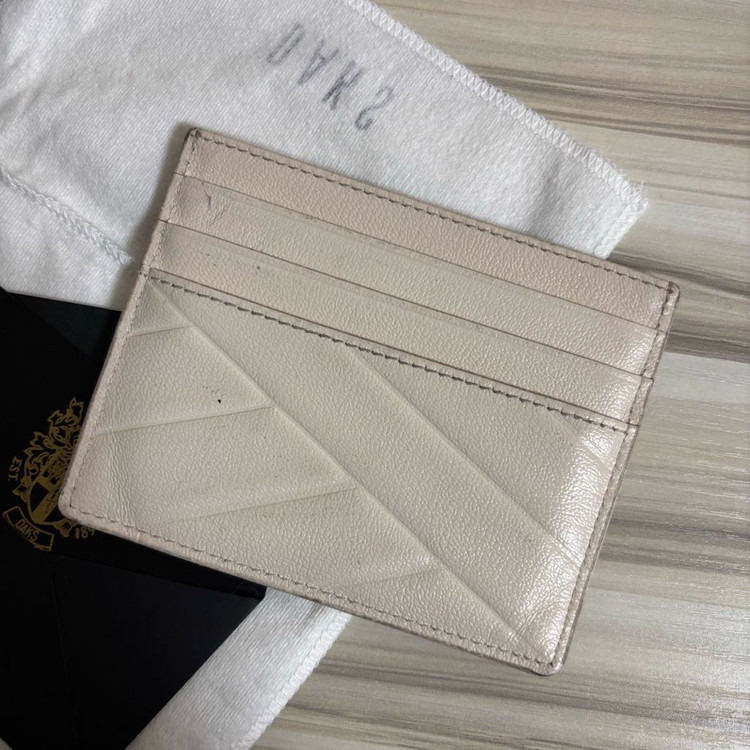 닥스 DD 화이트 카드홀더 지갑 이미지