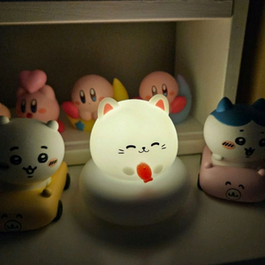 고양이 무드등 / 수면등 수유등 터치식 USB충전