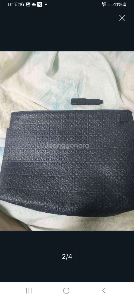 로에베크러치백 정품--1