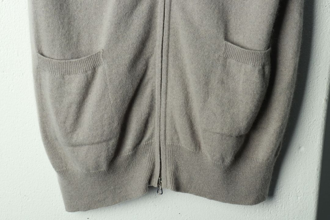 W(S) 파비아나 필리피 니트 가디건 민소매 후드집업--3