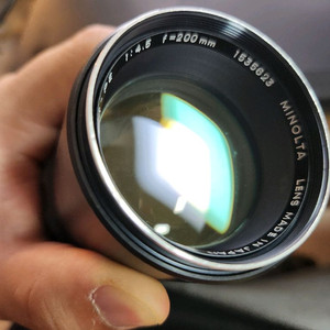 미놀타 200mm mc tele rokkor-pe f/4.5 망원 올드렌즈 이미지