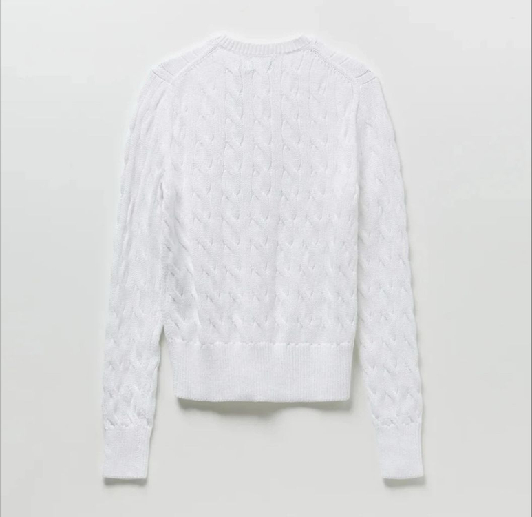 폴로 케이블 니트 가디건--2