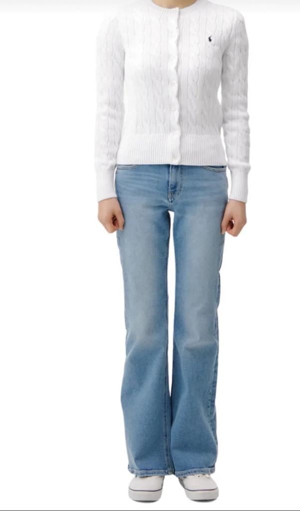 폴로 케이블 니트 가디건--4