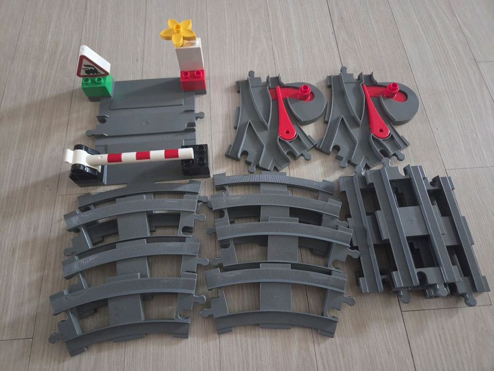 레고듀플로 10507 나의첫기차+10506 확장레일--1