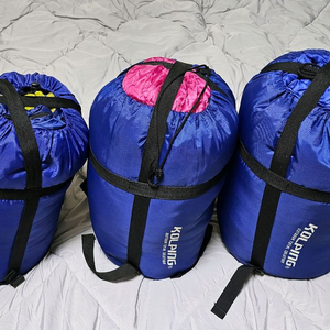 사계절용 콜핑침낭 분홍