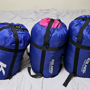 사계절용 콜핑침낭 분홍1 파랑2 일괄판매