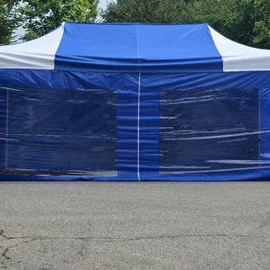 새상품 3x6 이동식 자바라 캐노피 천막. 대형 바람막이