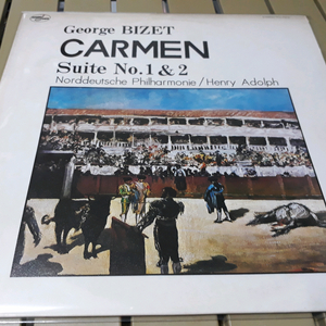 비제의 카르멘 모음곡 1번, 2번 LP입니다.