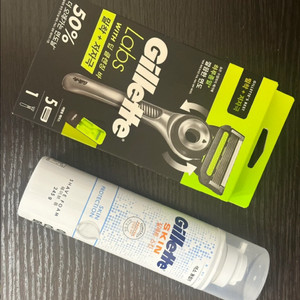 [미개봉] 질레트랩스 트래블세트 딥클렌징바 면도기세트 면도기+면도날5p+트래블케이스