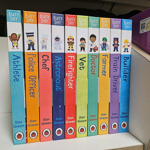 비지데이(busy day) 직업관련 영어그림책 원서 플랩북