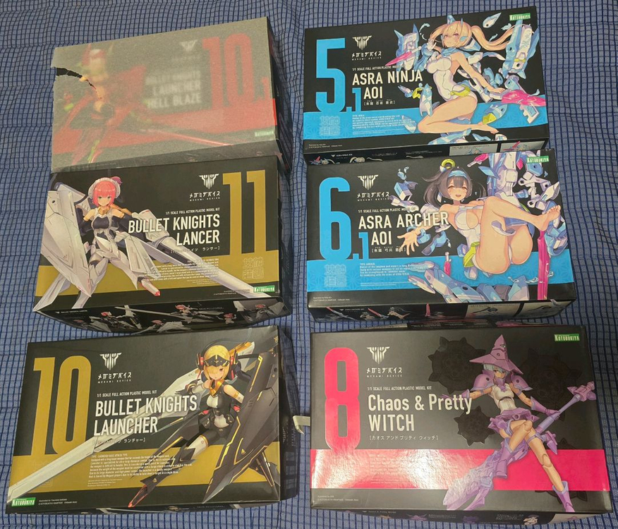 미개봉 코토부키아 메가미 디바이스 아수라 6점 일괄 팝니다--0