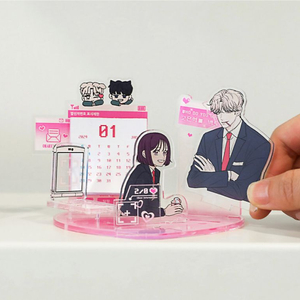 작전명순정 2024 달력 아크릴 캘린더 백도화 고은혁 이미지