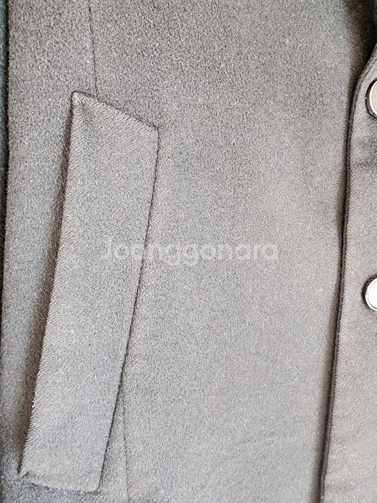 한섬 DKNY 울70% 캐시미어30% 블랙 코트 팜. S(95~100)--4