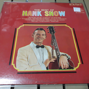 Hank Snow의 The Best Of LP 음반입니다.