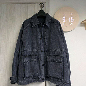 준지 흑청 자켓