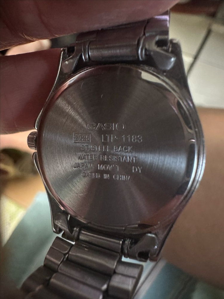 카시오 LTP-1183 메탈 여성손목시계--1