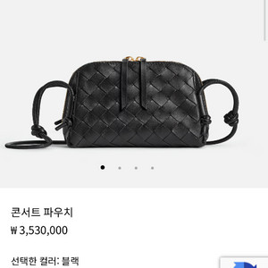 보테가베네타 콘서트 파우치백