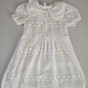 JPTZ 아이보리 레이스 원피스 130