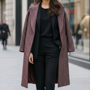 띠어리 멀티 트윌 보카시 울블렌드 코트 P사이즈