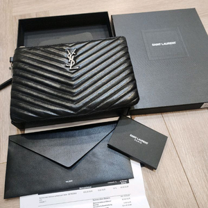 [인하]생로랑 (파우치 mono) 클러치백 판매 합니다