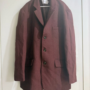 남성 와인색 블레이저 자켓