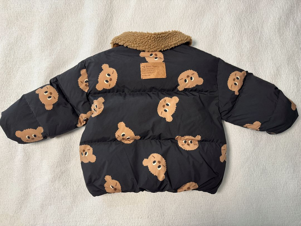 로아앤제인 곰돌이 패턴 패딩 점퍼 100,145--8