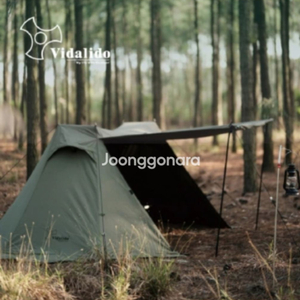 (가격인하) 비달리도 군용 타입 A형 텐트 풀세트 카키