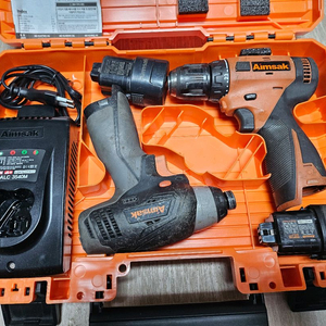 아임삭 14,4 V 충전 드릴 콤보 (스크류, 임팩) 세트