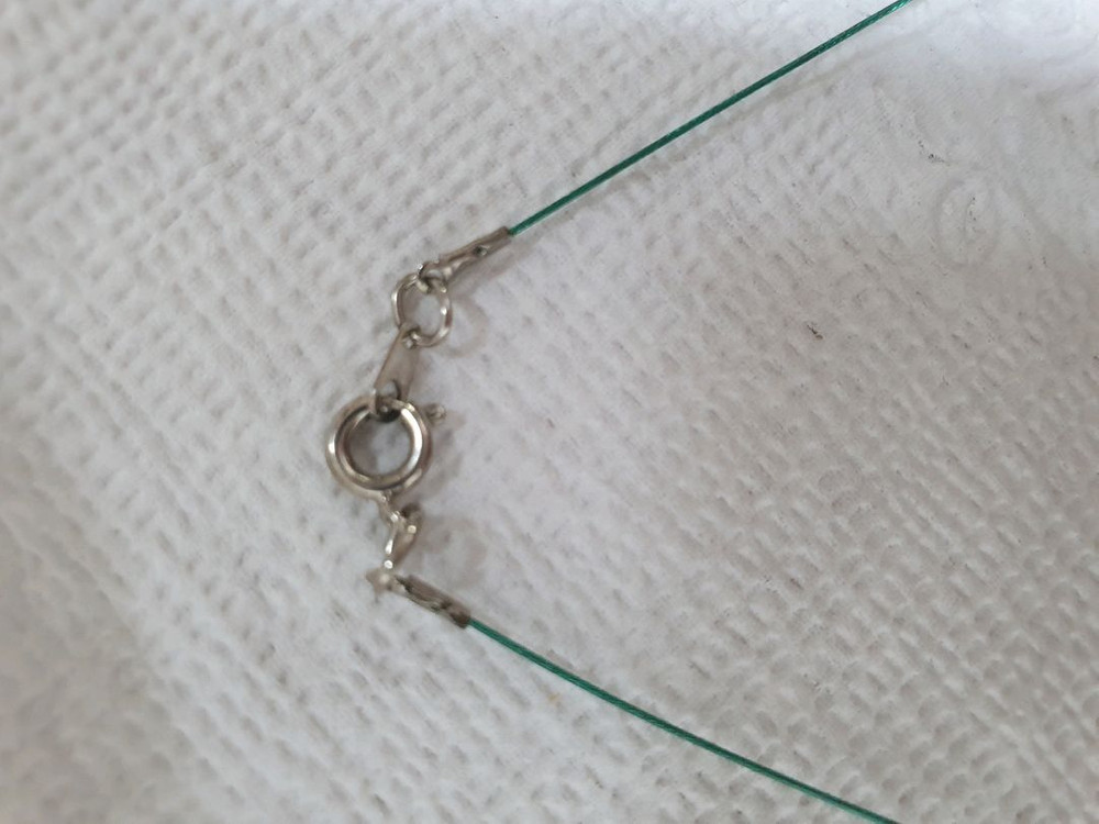 초록 크리스탈 목걸이--3