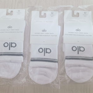 alo 알로 양말 남여공용 M 새상품(화이트,블랙,핑크,베이지,그레이)