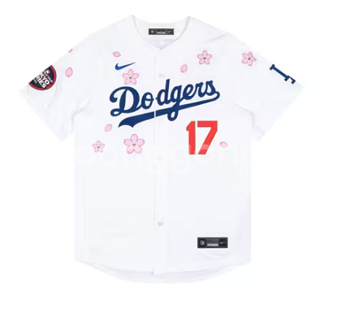 나이키 다카시 무라카미 x MLB 월드 투어 도쿄 시리즈 2025 다저스 오타니 간지 저지 (L)--5