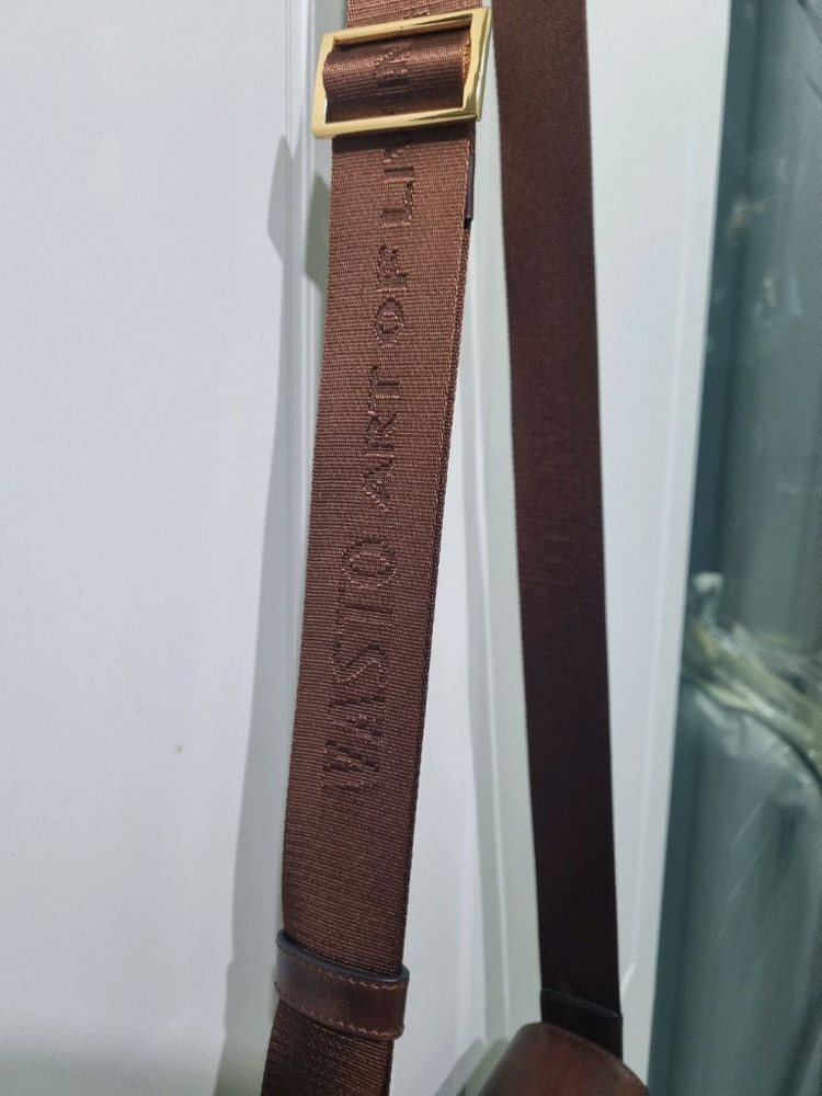 VASTO 브라운 가죽 크로스백(남여)--6