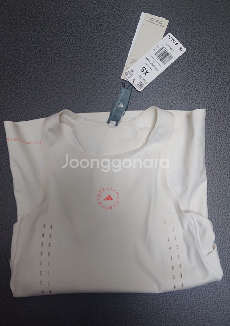 아디다스 스텔라 매카트니 탱크탑(화이트)--4