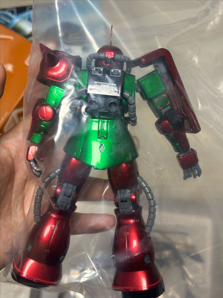 mg 가르마 자비 자쿠, 릭돔1.5 오버코팅 도색작 일괄판매--1