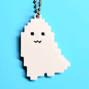 고스트 스마일 할로윈 8비트 키링 키체인