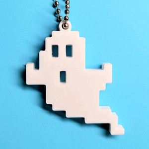 고스트 유령 할로윈 8비트 키링 키체인