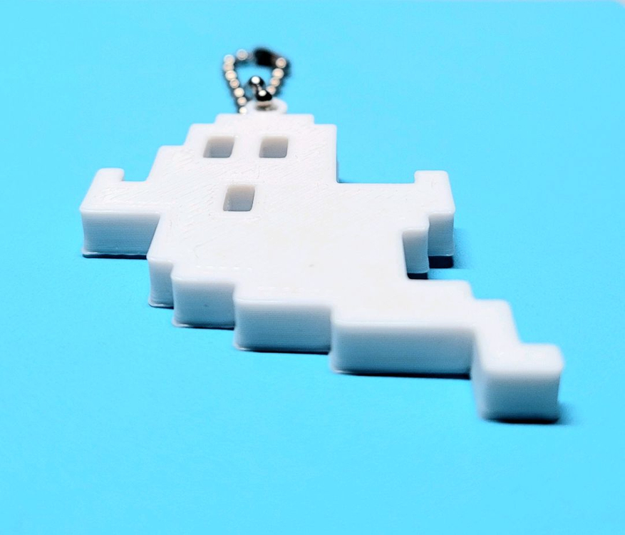 고스트 유령 할로윈 8비트 키링 키체인--3