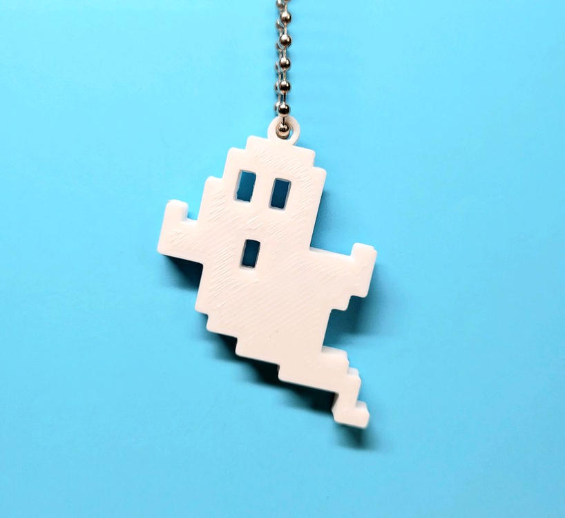 고스트 유령 할로윈 8비트 키링 키체인--4