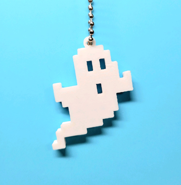 고스트 유령 할로윈 8비트 키링 키체인--5