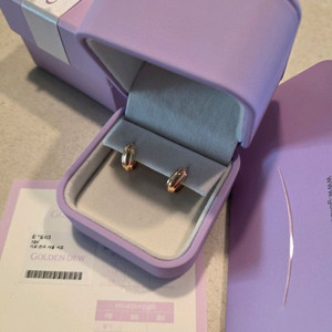 골든듀 벨리3 귀걸이 18k