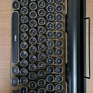 앱코(ABKO) TW1867 레트로 블루투스 기계식(청축) 키보드