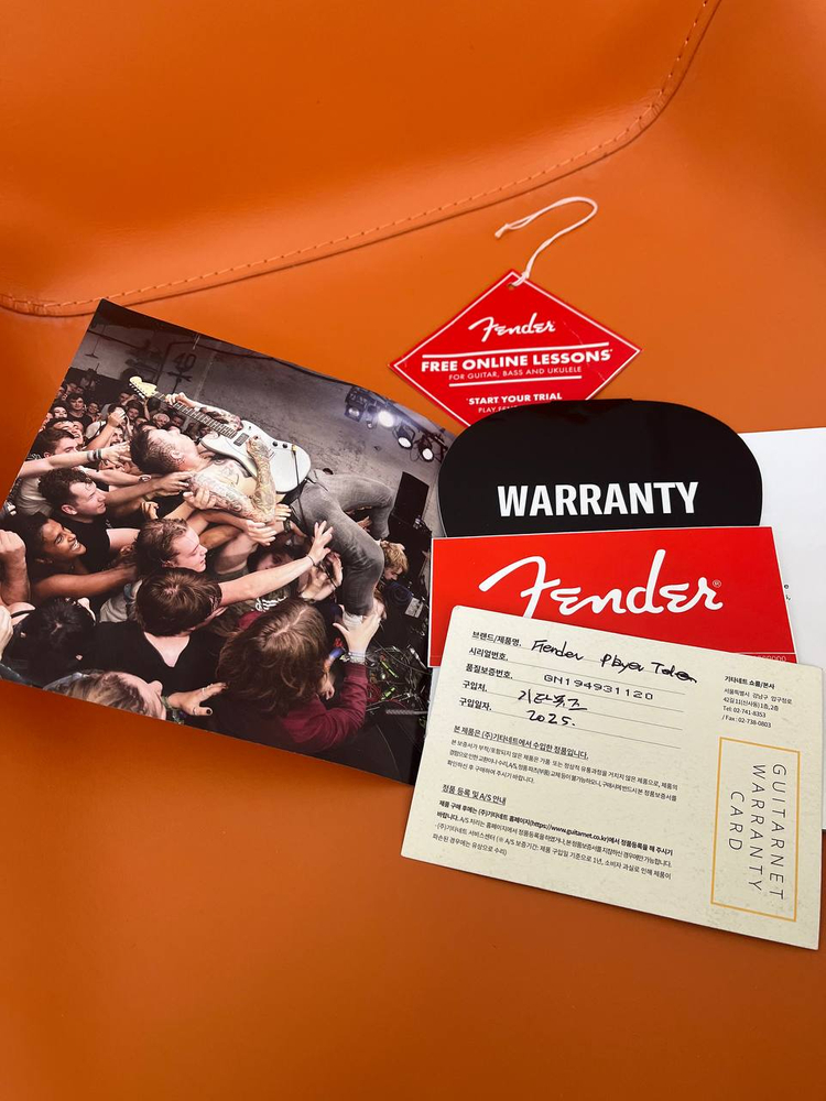 멕펜 플레이어 텔레캐스터 폴라화이트--1