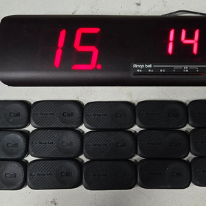 링고벨 2구 GSR-2 1대 호출벨 GST-10N 검정 15개 팝니다