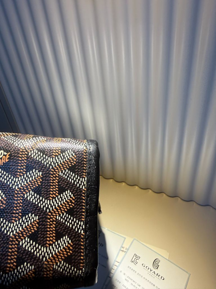 고야드 쥬방스 GM 클러치백 블랙 키링 세트--4