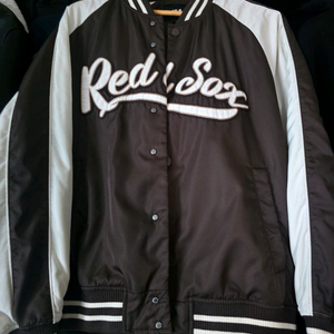 나일론 블로킹 컬시브 바시티 자켓 보스턴 레드삭스L사이즈
